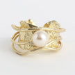 Luna Pearl Sculptural Ring