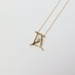 Japan Bronze Necklace with Freshwater Pearl
