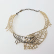 Layer Brass Sculptural Necklace – Handmade in Greece