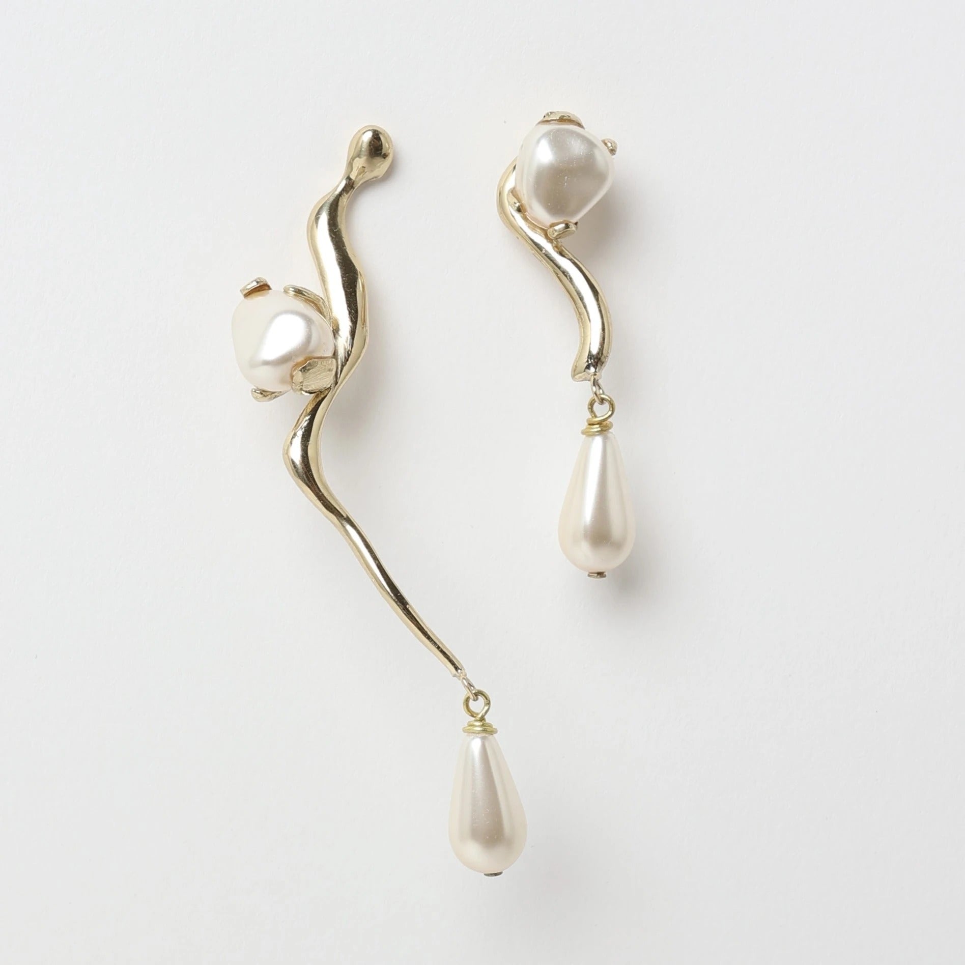 Swirl Asymetric Earrings