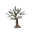 Decorative Olive Tree Sculpture in Ceramic and Brass
