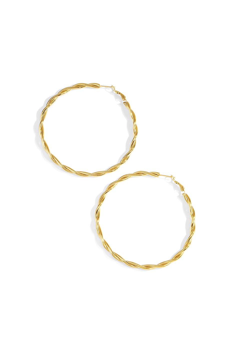 Twisted Hoop Earrings