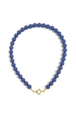Beaded necklace with front closure - 12mm