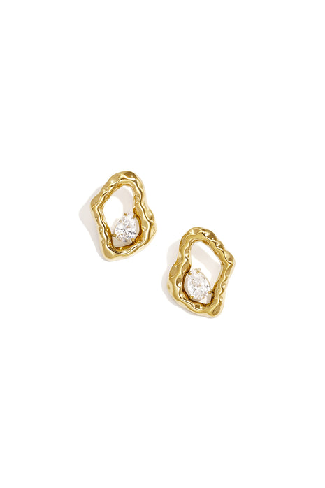 Stainless Steel Stud Earrings Geometric Shape Simple Daily Simple Series Women's jewelry