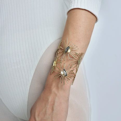 Leonie Sculptural Starburst Bracelet