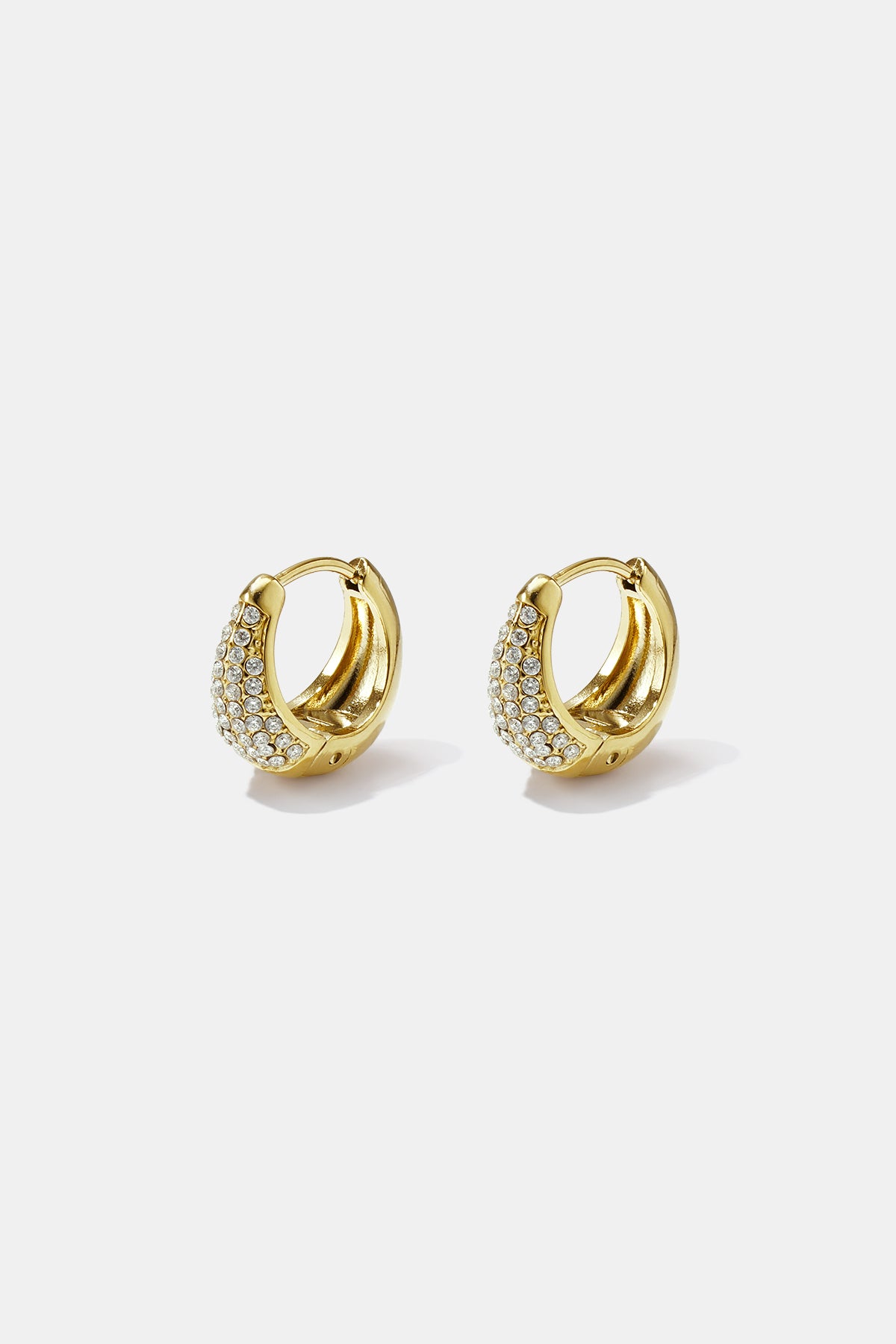 Stainless Steel Hoop Earrings Irregular Shape Simple Daily Simple Series Women's jewelry