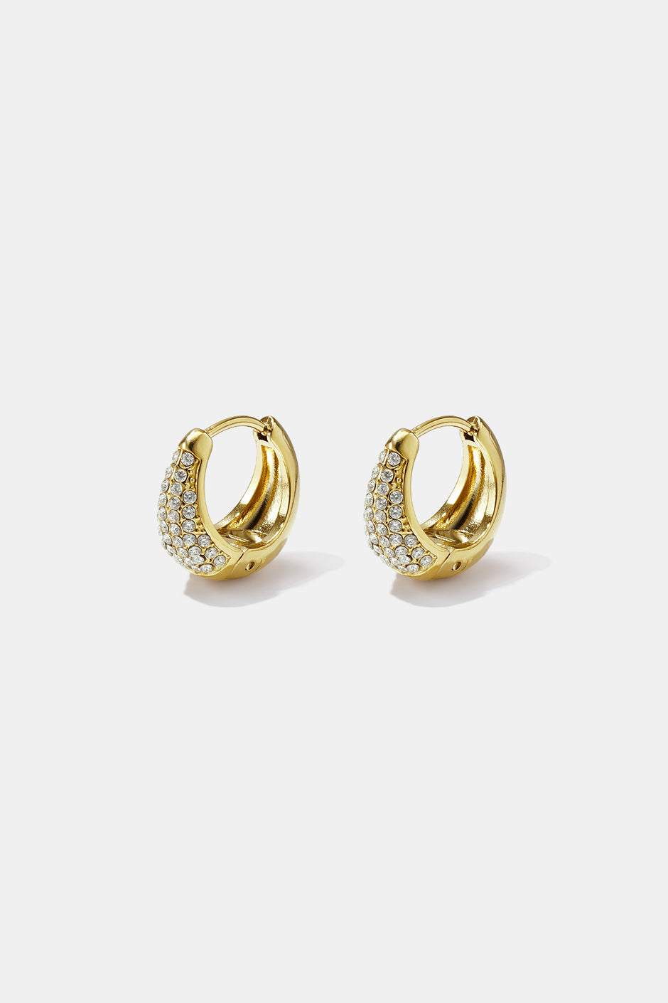 Stainless Steel Hoop Earrings Irregular Shape Simple Daily Simple Series Women's jewelry