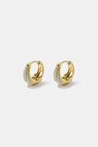 Stainless Steel Hoop Earrings Irregular Shape Simple Daily Simple Series Women's jewelry