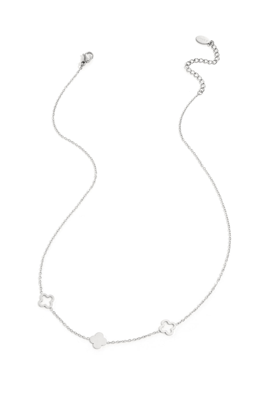 Necklace clovers  Gold Color Stainless Steel