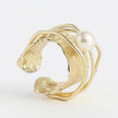 Luna Pearl Sculptural Ring