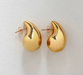 18K Gold Plated Teardrop Vintage Earrings