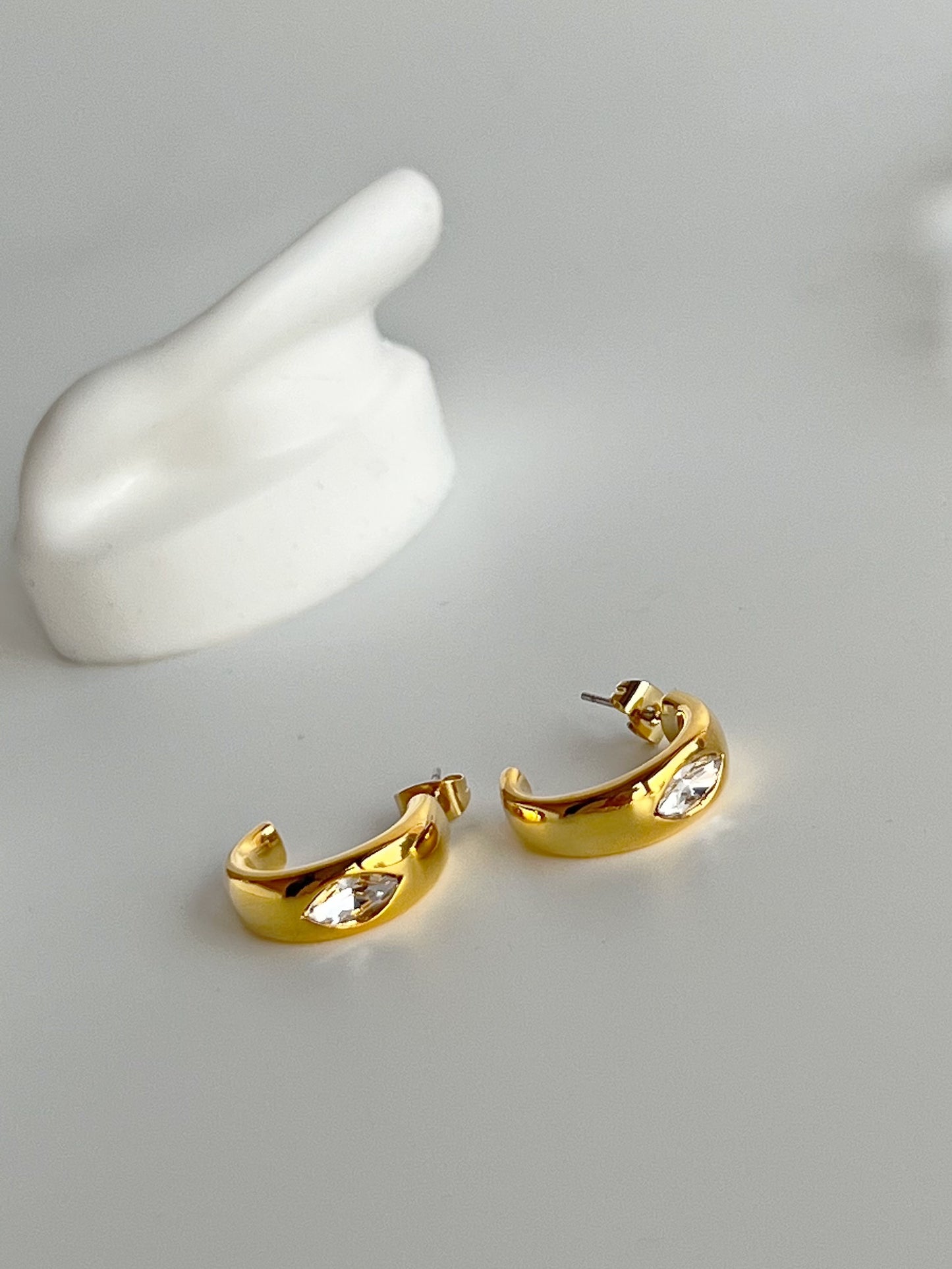 Marquise Stud Earrings