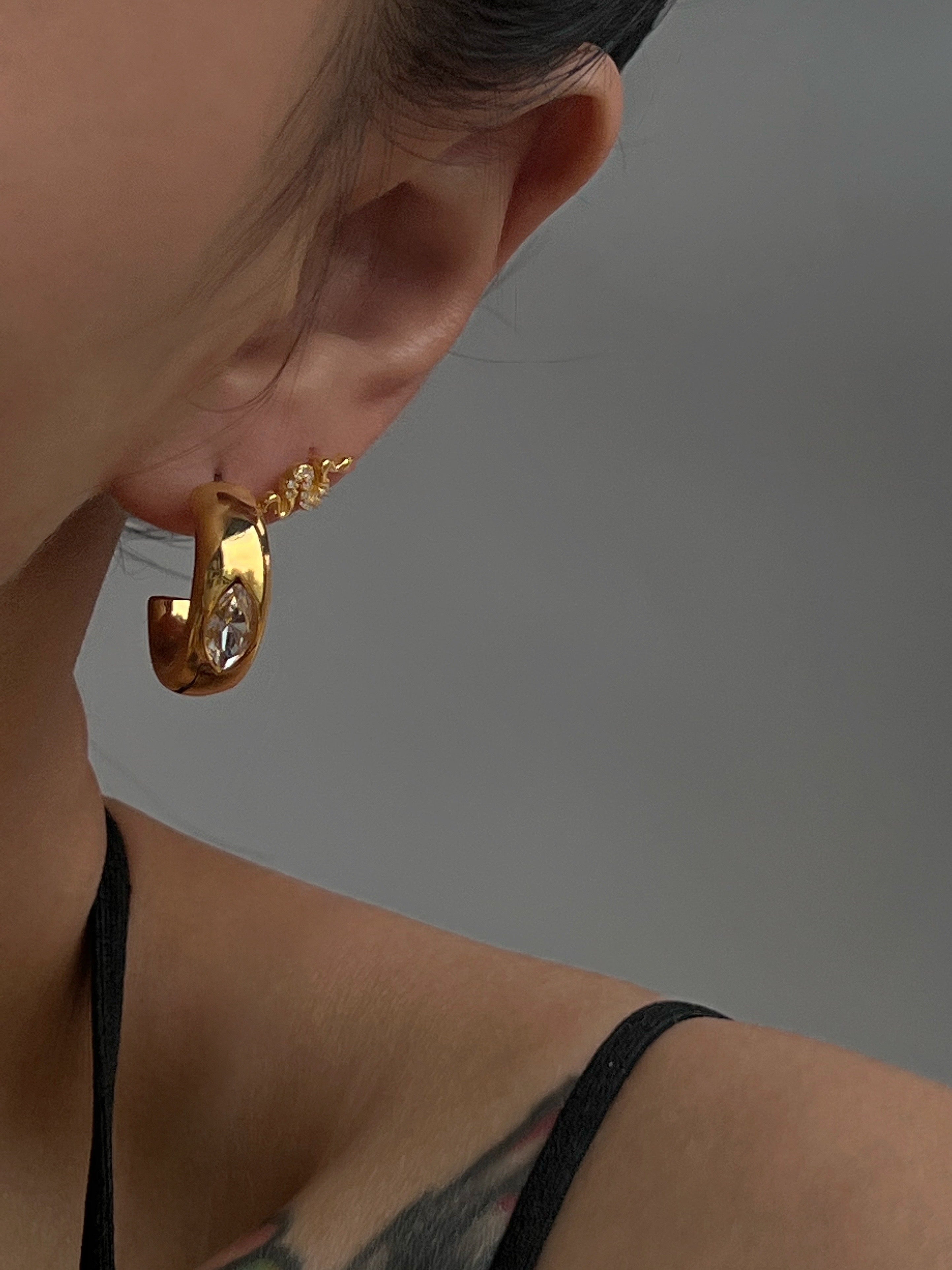 Marquise Spark Stud Earrings