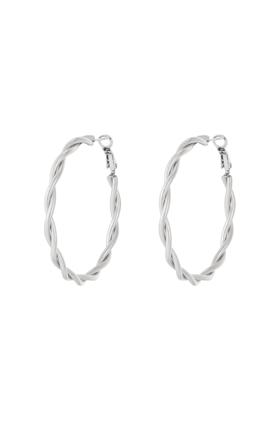 Twisted Hoop Earrings