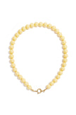 Beaded necklace with front closure - 12mm