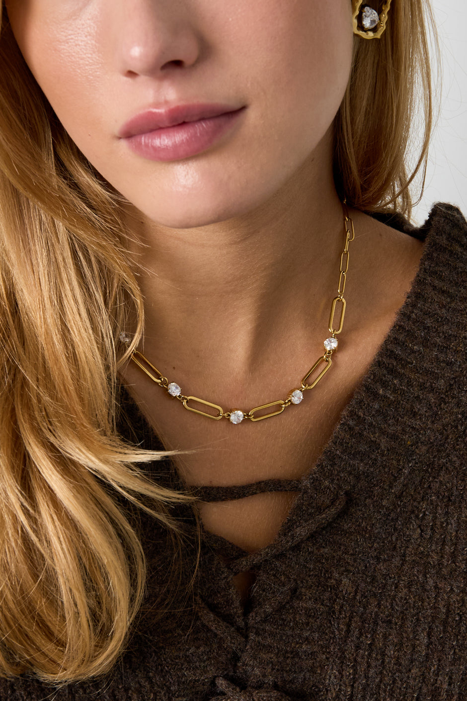 Stainless Steel Pendant necklaces Circle Simple Daily Simple Series Women's jewelry