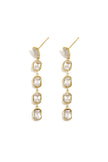 Stainless Steel Dangle Earrings Geometric Shape Elegant Gathering/Party Luxurious Series Women's jewelry