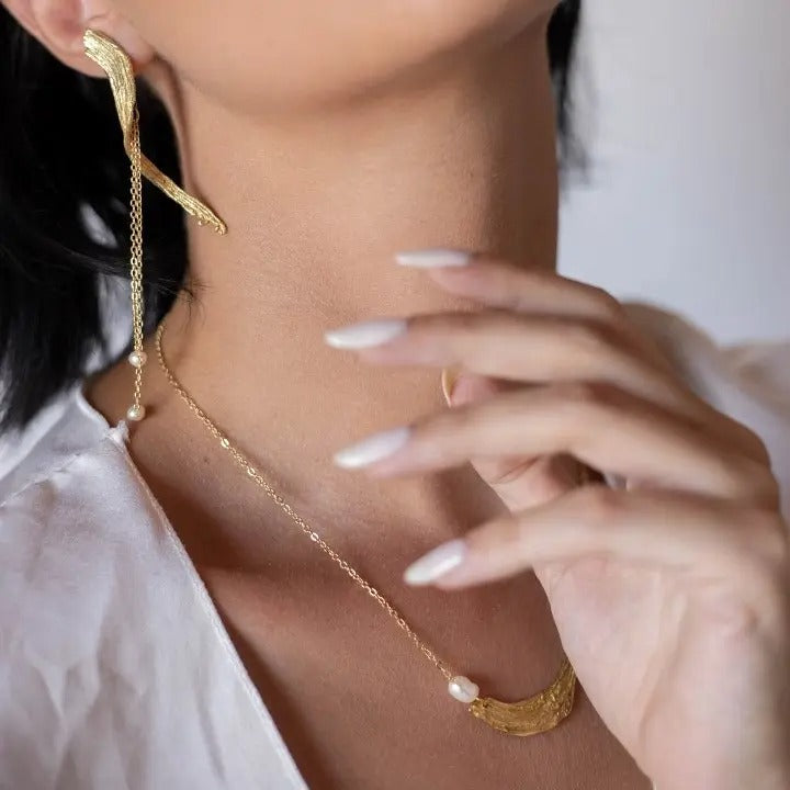 Sense Sculptural Drop Earrings