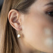 Small Cream Pearl Drop Earrings