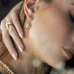 Small Cream Pearl Drop Earrings