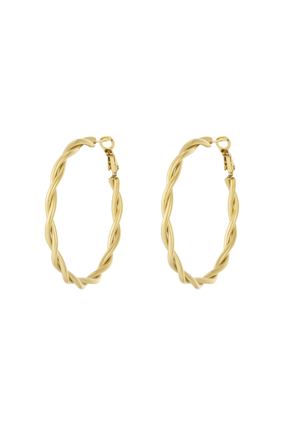 Twisted Hoop Earrings