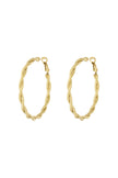 Twisted Hoop Earrings