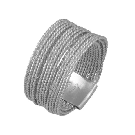 Sterling Silver Cable-Wrapped Ring