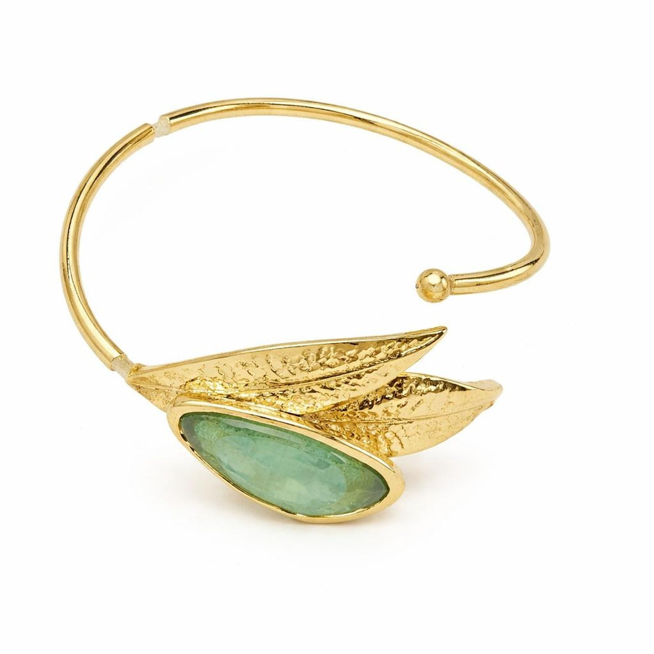 Lia Large Brass Bracelet