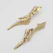 Sparkly Nerra Brass Earrings