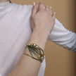 Shrimp Brass Bracelet