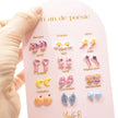 Yuko-B Kids Stud Earrings Set – “Feerie” Ceramic Collection (12 Pairs)