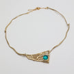 Mesh Shine Sculptural Necklace