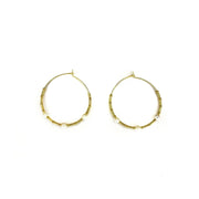 925 Silver Hoop Earrings with Freshwater Pearls