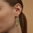 Leaf Drop Sculptural Earrings
