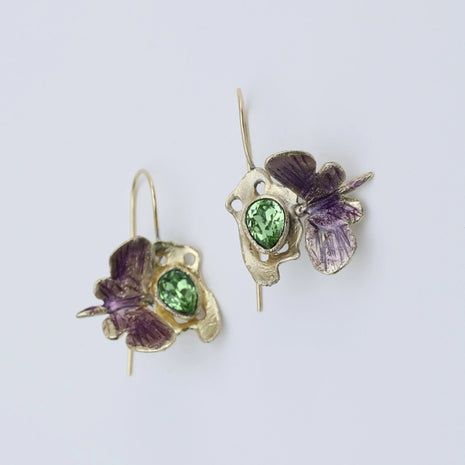 Sparkle Butterfly Crystal Earrings