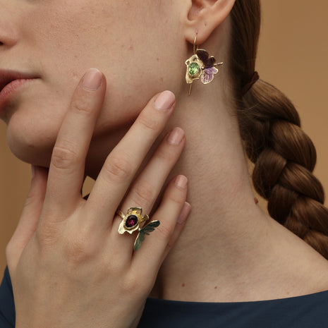 Sparkle Butterfly Crystal Earrings