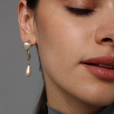 Swirl Asymetric Earrings