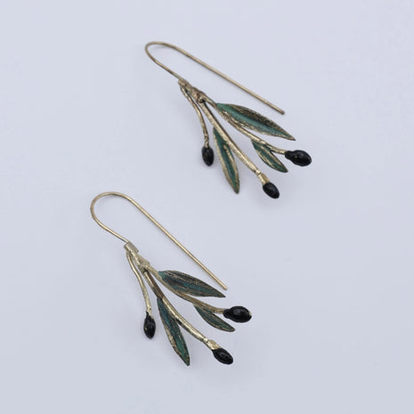 Bronze Olea Drop Earrings