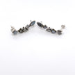 Sterling Silver Ear Climbers with Labradorite